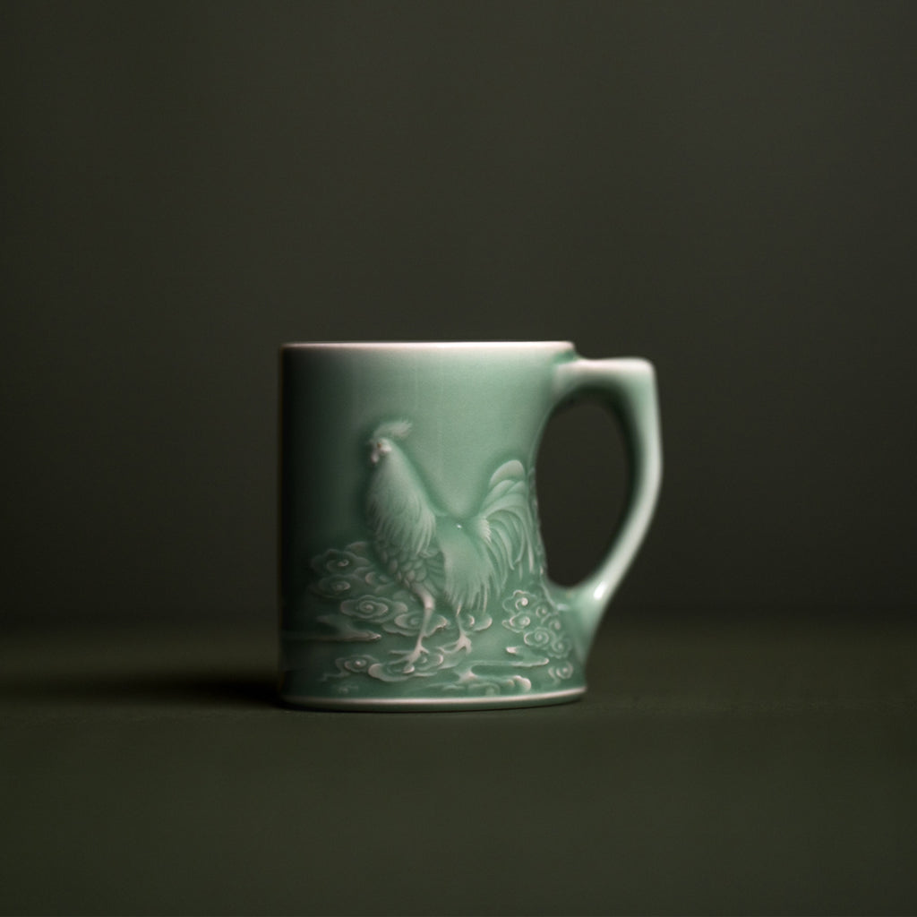 Le Coq — Mug à thé en céladon de Longquan